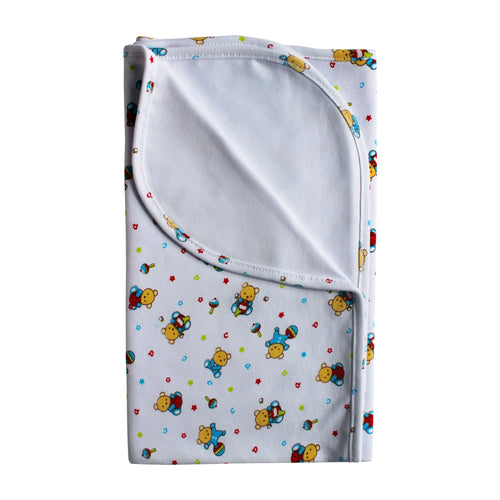 Little Bears Pima Cotton Large Baby Blanket