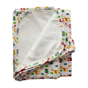 Giraffes Pima Cotton Large Baby Blanket