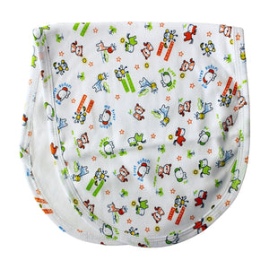 Safari Animals Baby Burp Cloth