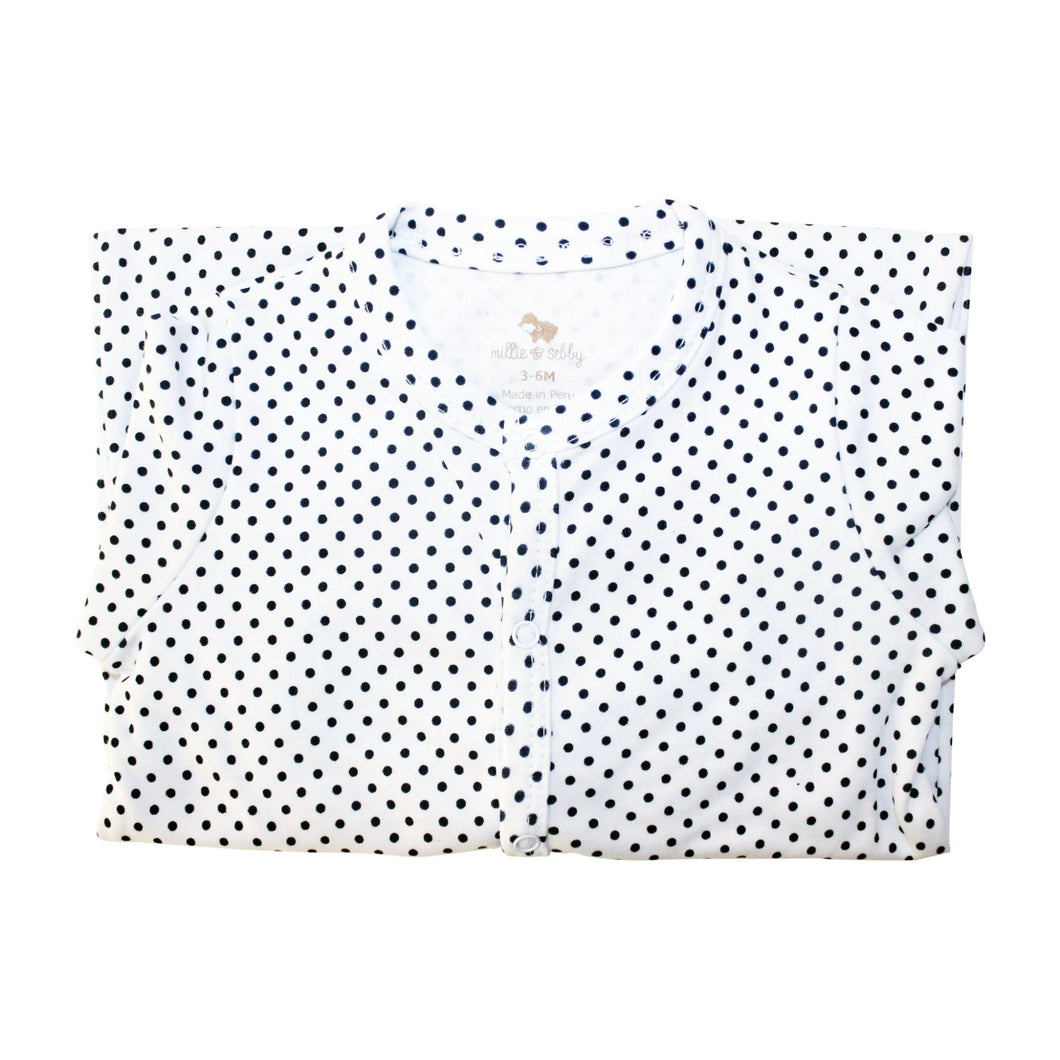 Ultra-soft Peruvian Pima cotton baby one-piece